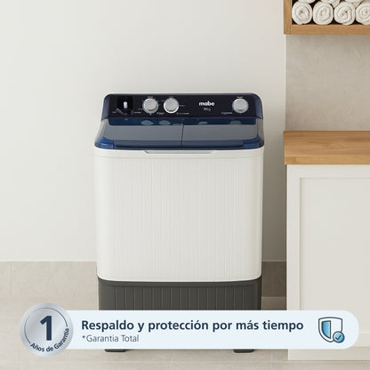 Lavadora Semiautomática Propela 11 Kg Blanca Mabe - LMD1123HBAB0