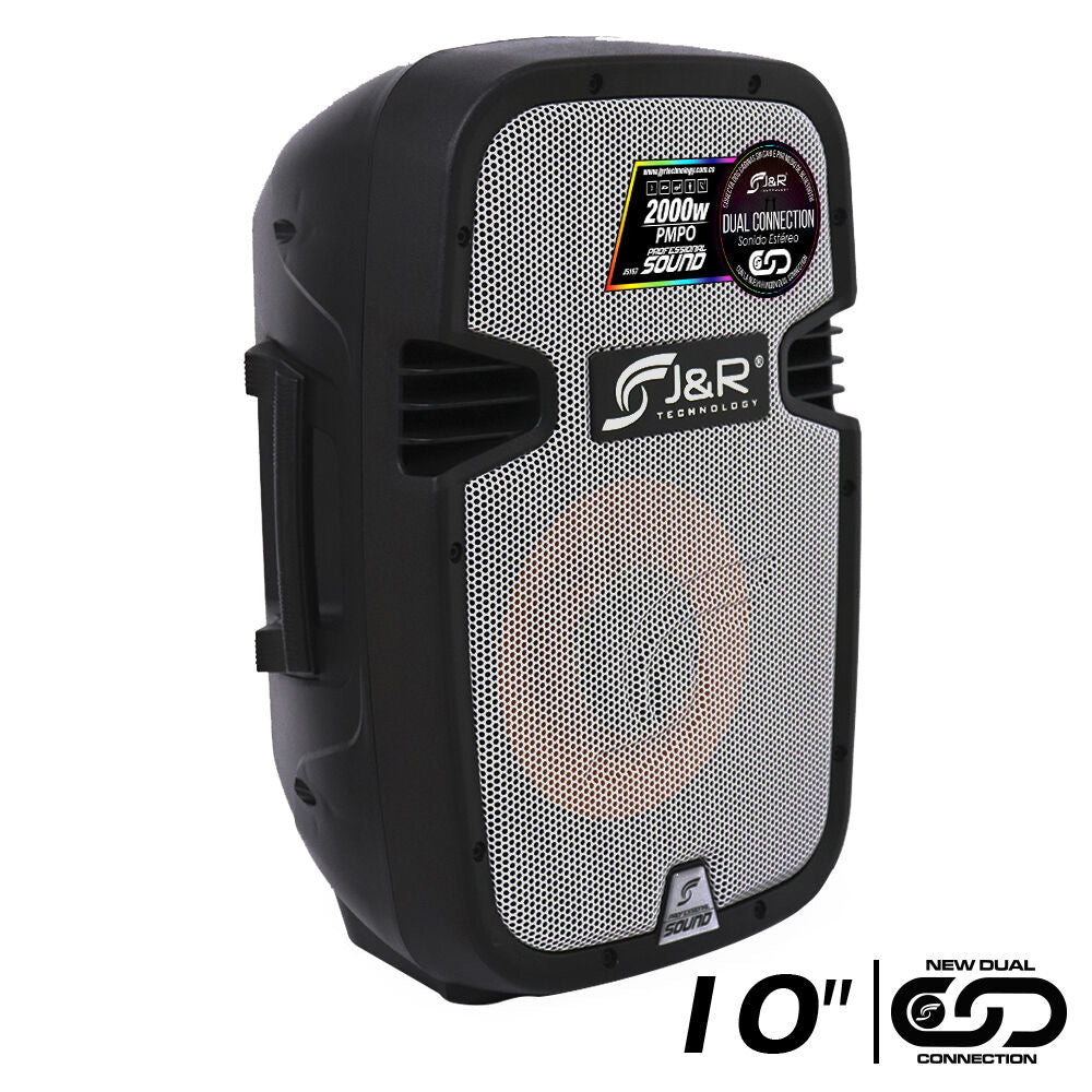 Cabina De Sonido J&R 10″ Activa 2000w J5167