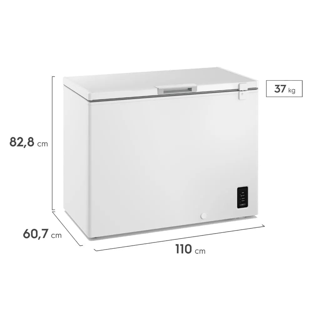 Congelador horizontal Electrolux 282L Frost Inverter Blanco EFH30S3C5AW