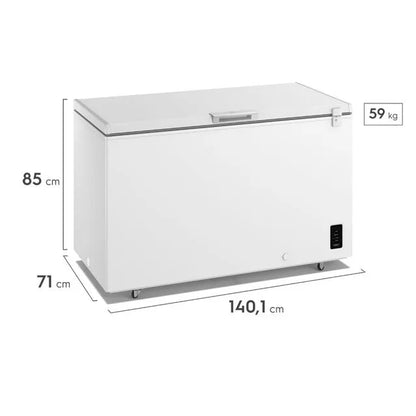 Congelador Horizontal Electrolux 410L Frost Inverter Blanco EFH42S3C5AW