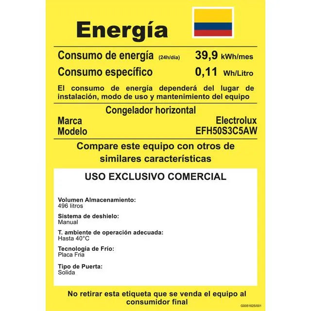 Congelador Horizontal Electrolux 510LT Frost Inverter Blanco EFH50S3C5AW