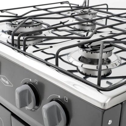 Estufa Haceb Gabinete Tapa Vidrio 4 Puestos Gas Natural