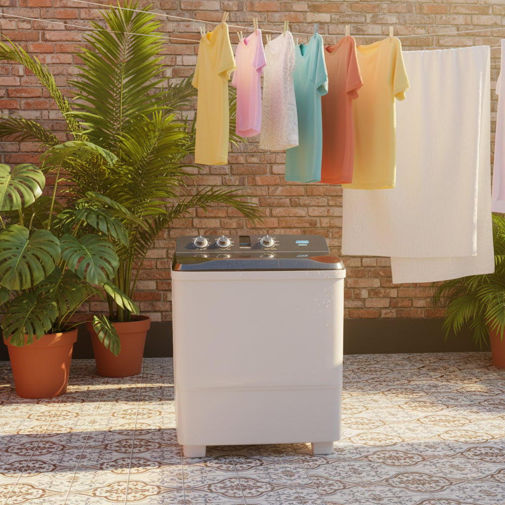 Lavadora Haceb semiautomática 13 kilogramos blanca