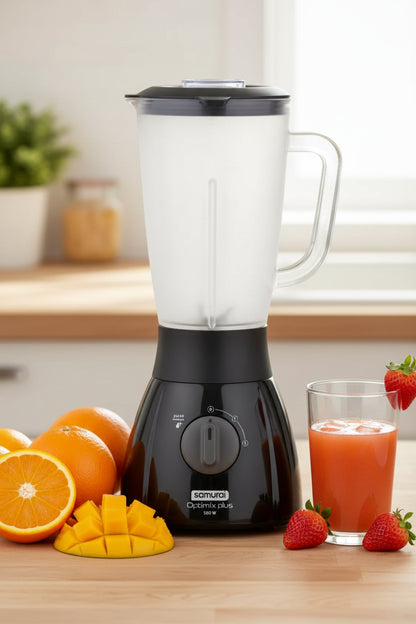 Licuadora Samurai Optimix Plus Negra 500w Color Negro