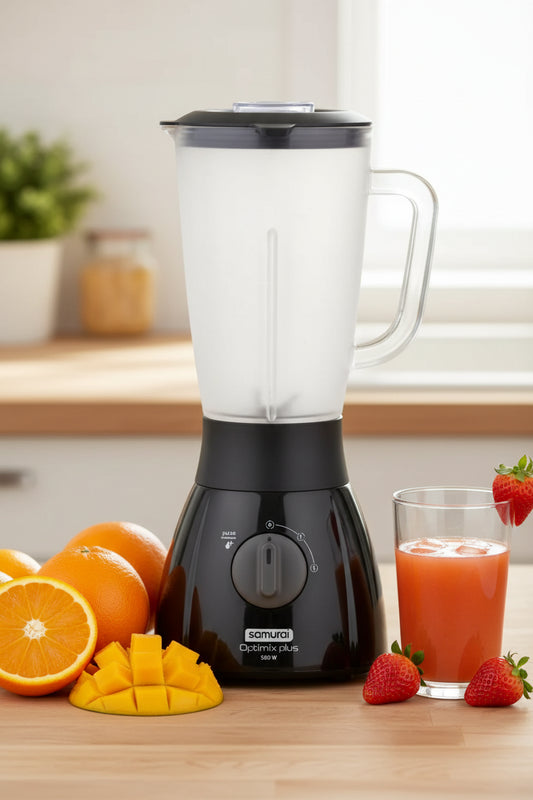 Licuadora Samurai Optimix Plus Negra 500w Color Negro