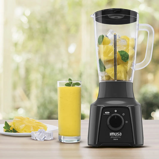 Licuadora IMUSA Power Mix Plus 2 Velocidades Negra