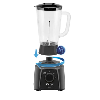 Licuadora IMUSA Power Mix Plus 2 Velocidades Negra