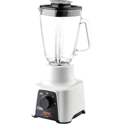 Licuadora IMUSA Powermix Glass 2 Velocidades Blanca
