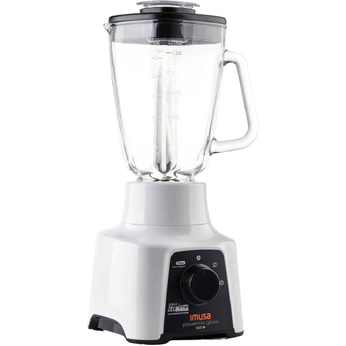Licuadora IMUSA Powermix Glass 2 Velocidades Blanca