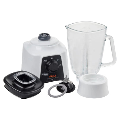 Licuadora IMUSA Powermix Glass 2 Velocidades Blanca