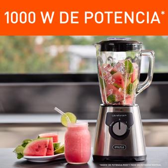 Licuadora IMUSA Ultraforce +, 2 velocidades, 1000W, Vaso de Vidrio 2.2L