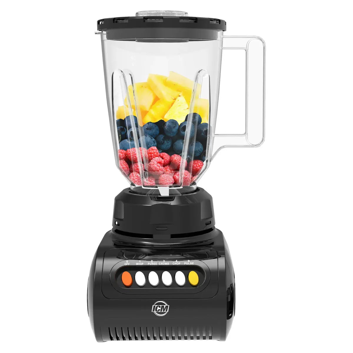 Licuadora Icm Miamix 350w Vaso Plastico 1.5l 4 Velocidades + Pulso Con Picatodo