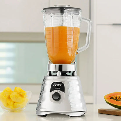 Licuadora Oster® Clásica, con Control de Perilla, de 3 Velocidades, 1.25 Lt, 1000 W,
