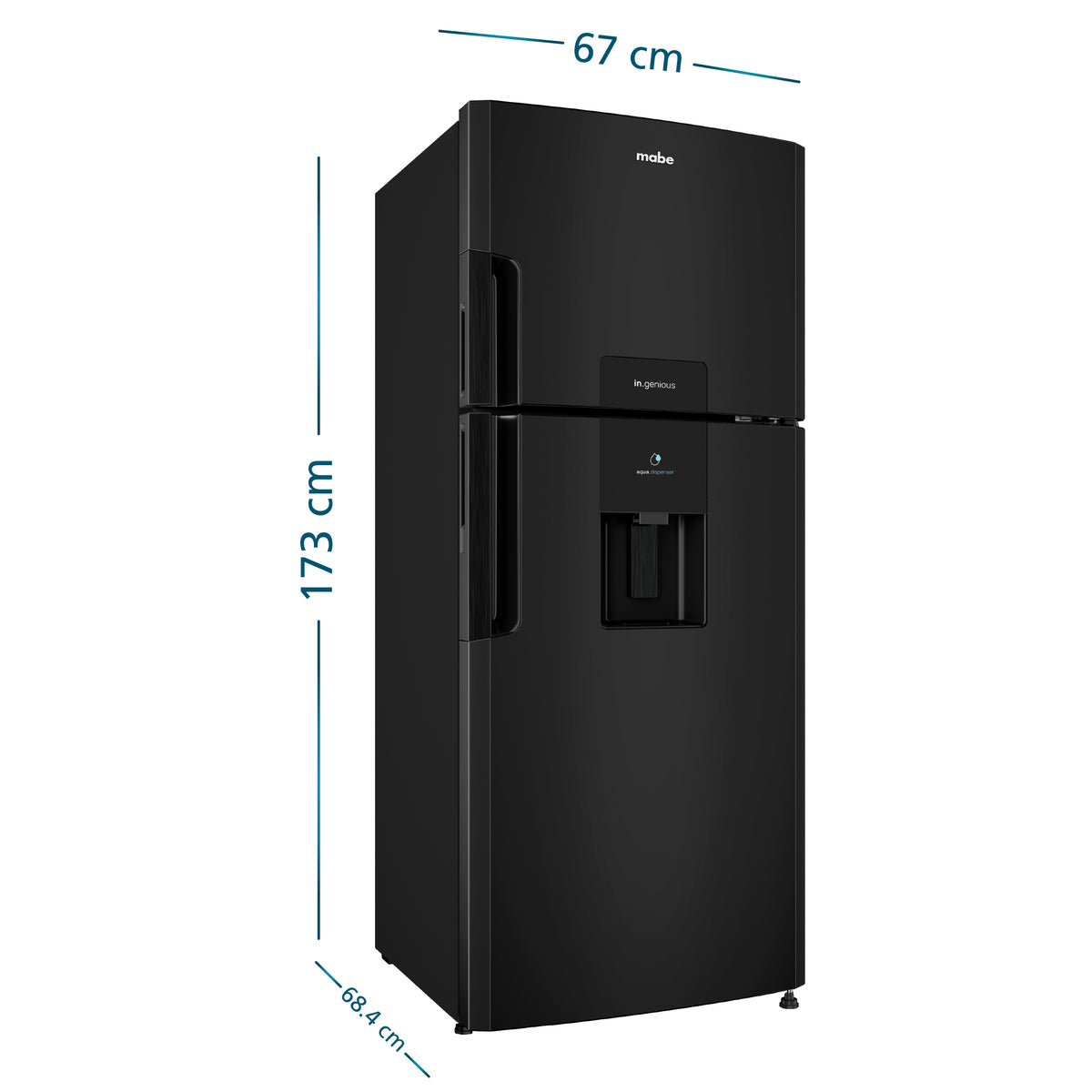 Nevera Mabe No Frost 415 L Grafito