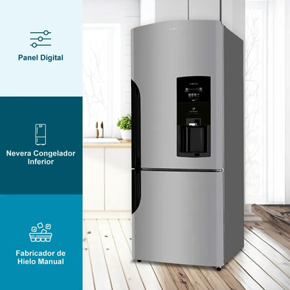 Nevera Mabe Tipo Europeo - 520 Lt RMB520IJBQX0 Inox