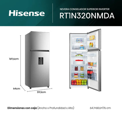 Nevera Congelador Superior Hisense 325 lts