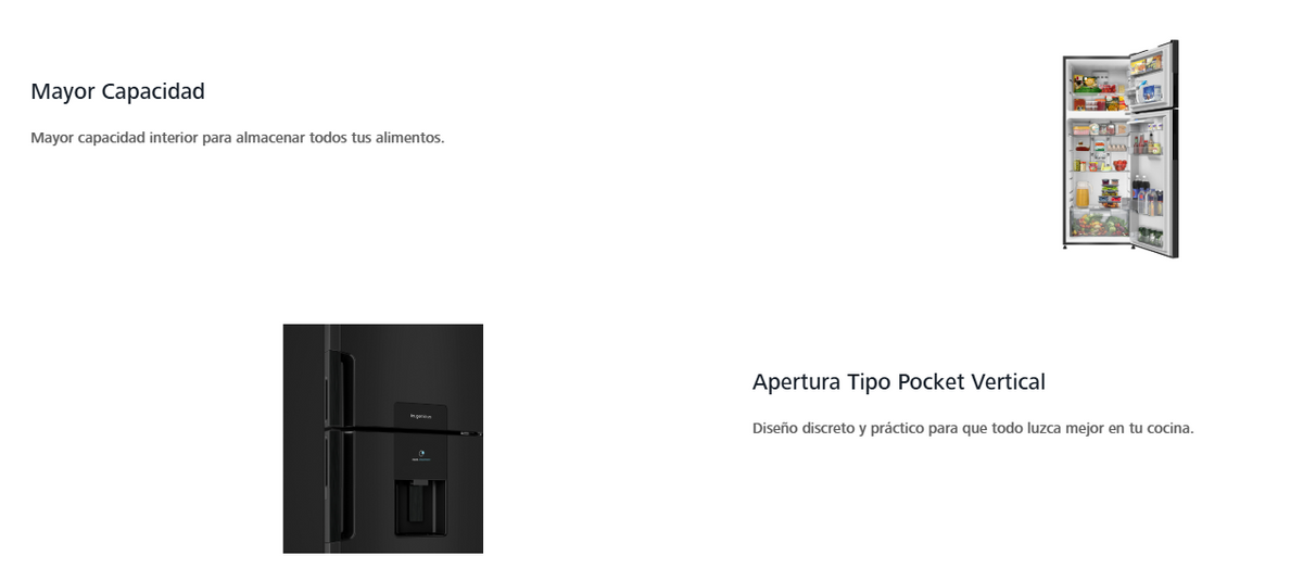 Nevera Mabe No Frost 415 L Grafito