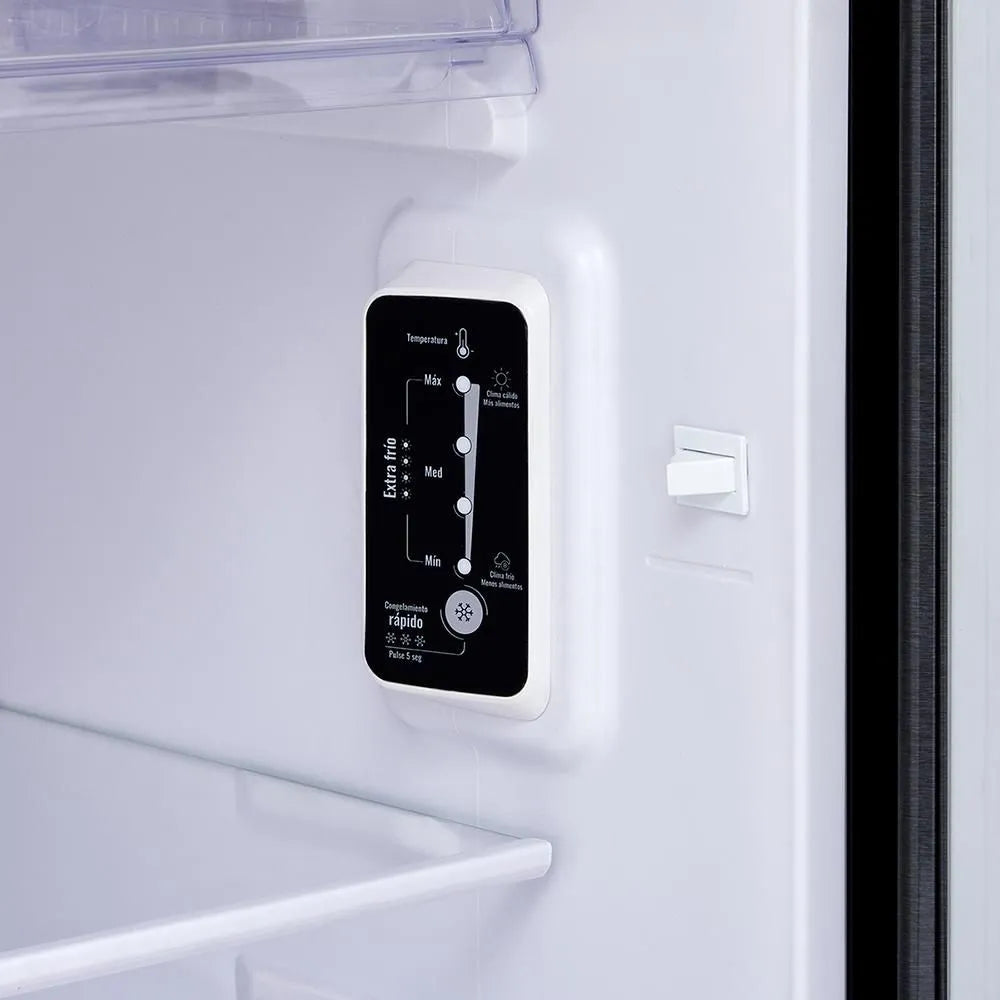 Nevera HACEB No Frost Congelador Superior 404 Lt Plomo