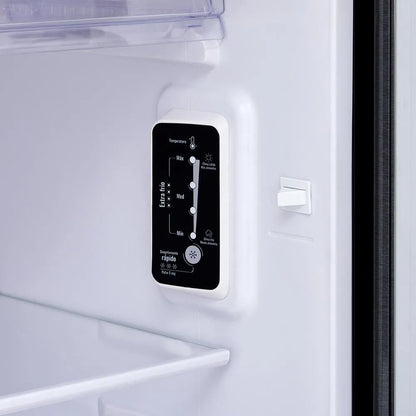 Nevera HACEB No Frost Congelador Superior 404 Lt Plomo