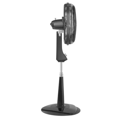 Ventilador Samurai Turbo Fresco Pedestal Negro