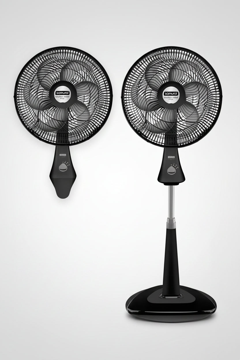 Ventilador 18" Samurai Comfort Maxx 2 En 1  Pedestal y Pared / 6 Aspas