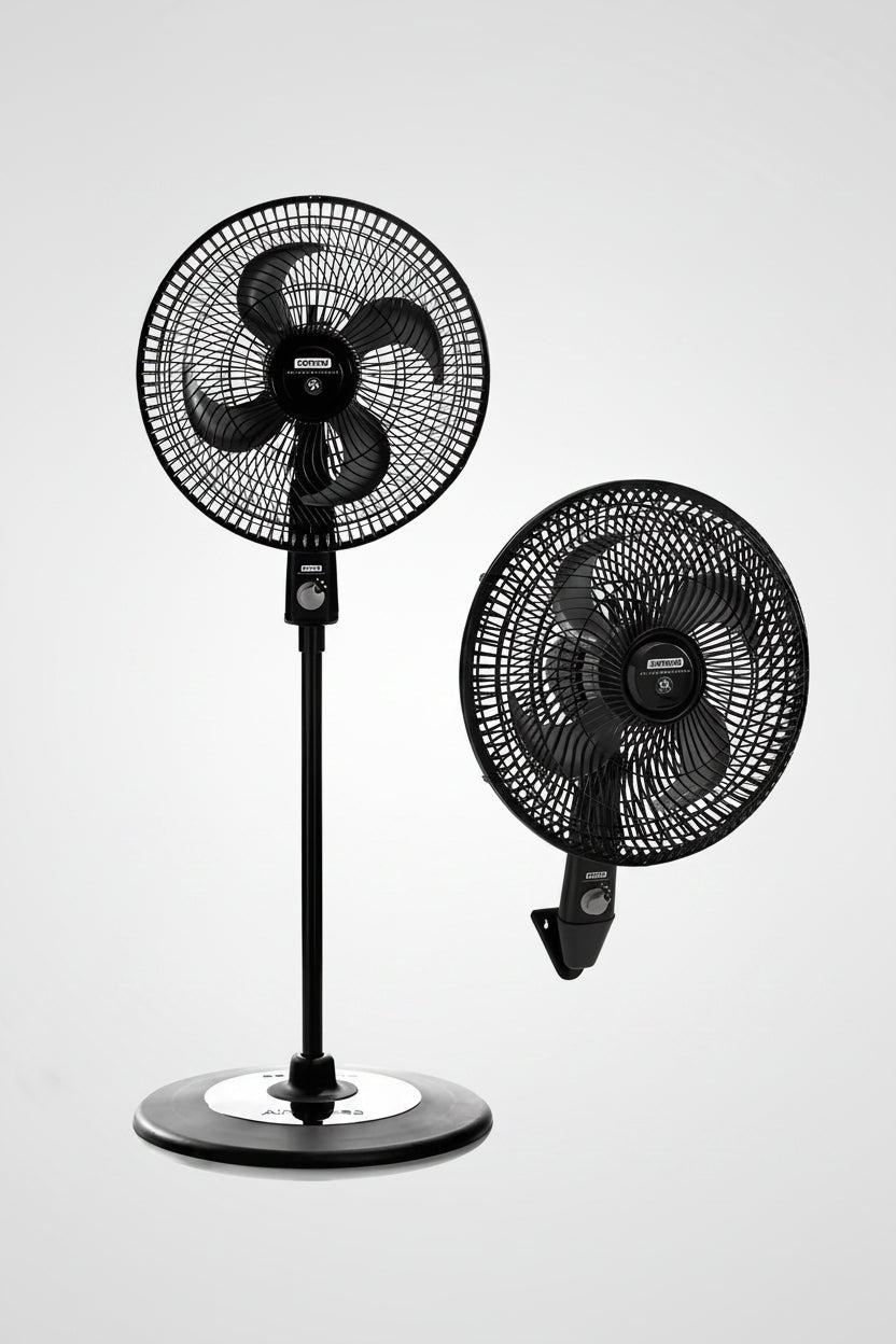 Ventilador Air Protec Maxx Samurai 2 En 1 Negro Cantidad de aspas 4 Diámetro 16"