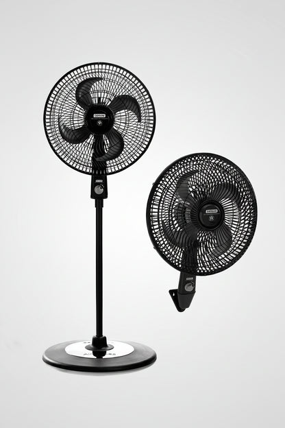 Ventilador Air Protec Maxx Samurai 2 En 1 Negro Cantidad de aspas 4 Diámetro 16"