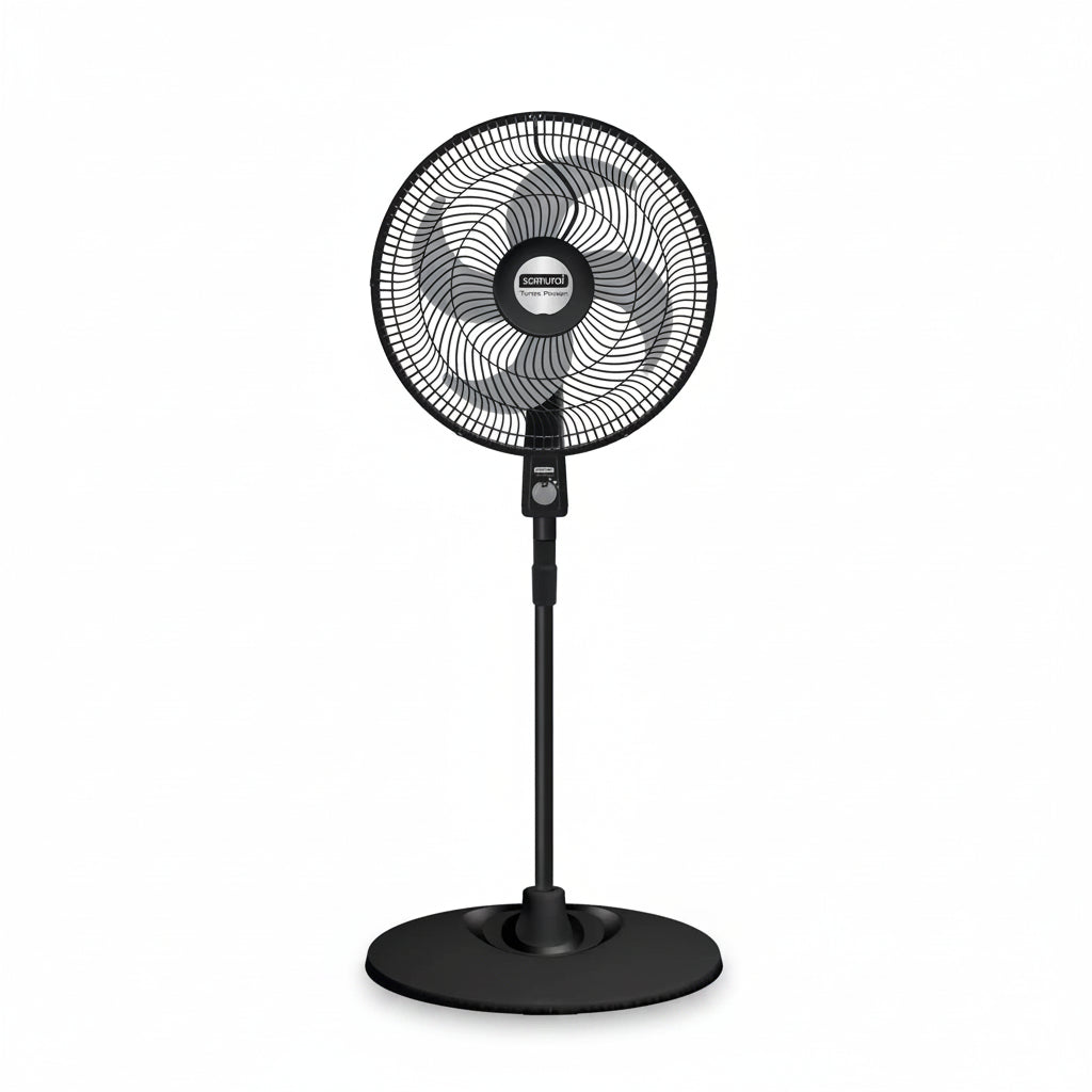 Ventilador SAMURAI Turbo Power Pedestal Negro