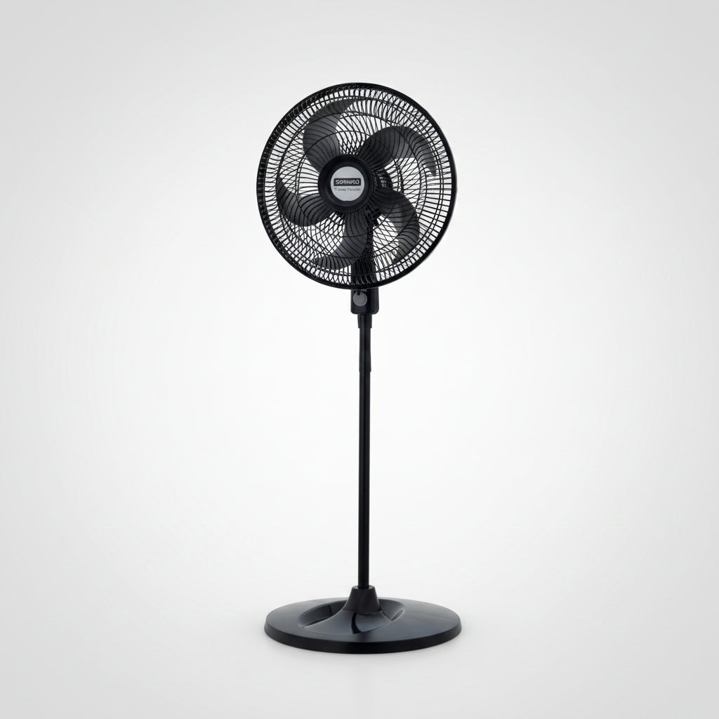 Ventilador SAMURAI Turbo Power Pedestal Negro