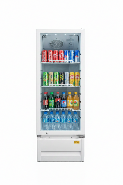 Vitrina KALLEY Frost Una puerta 211 Litros K-SC211L3 Blanco