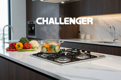 Estufa de Empotrar CHALLENGER 4 Puestos Dual (GN - GP) - SP6043