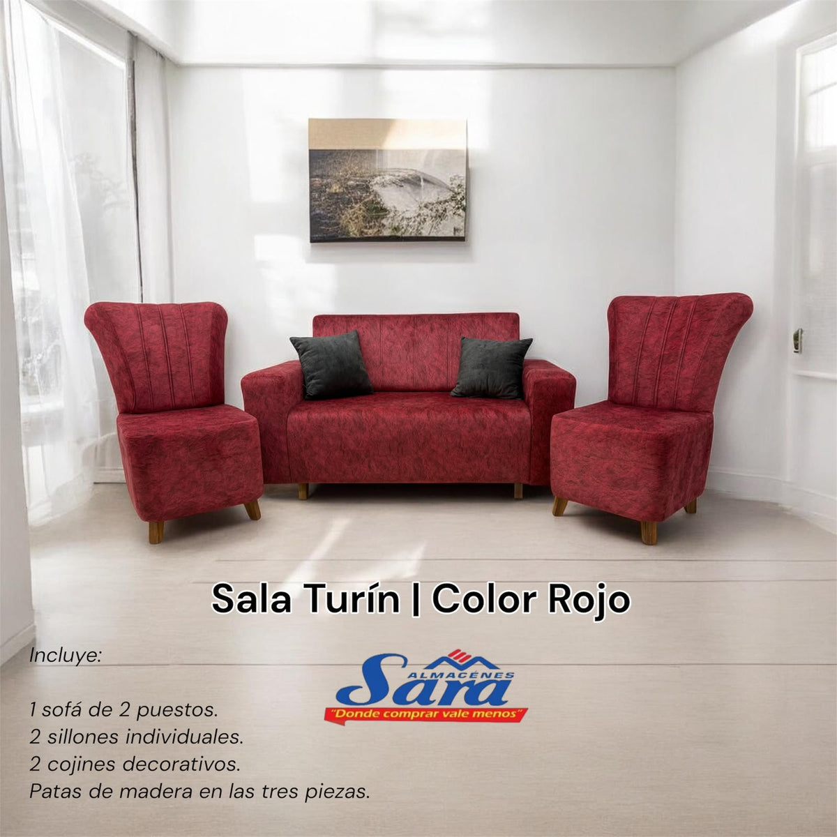 Sala Turín | Rojo