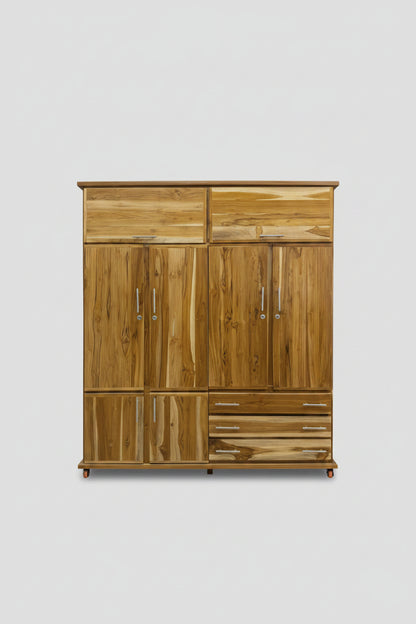 Closet Teka Wood 4 Puertas Macizo/Triple Teka a los Lados